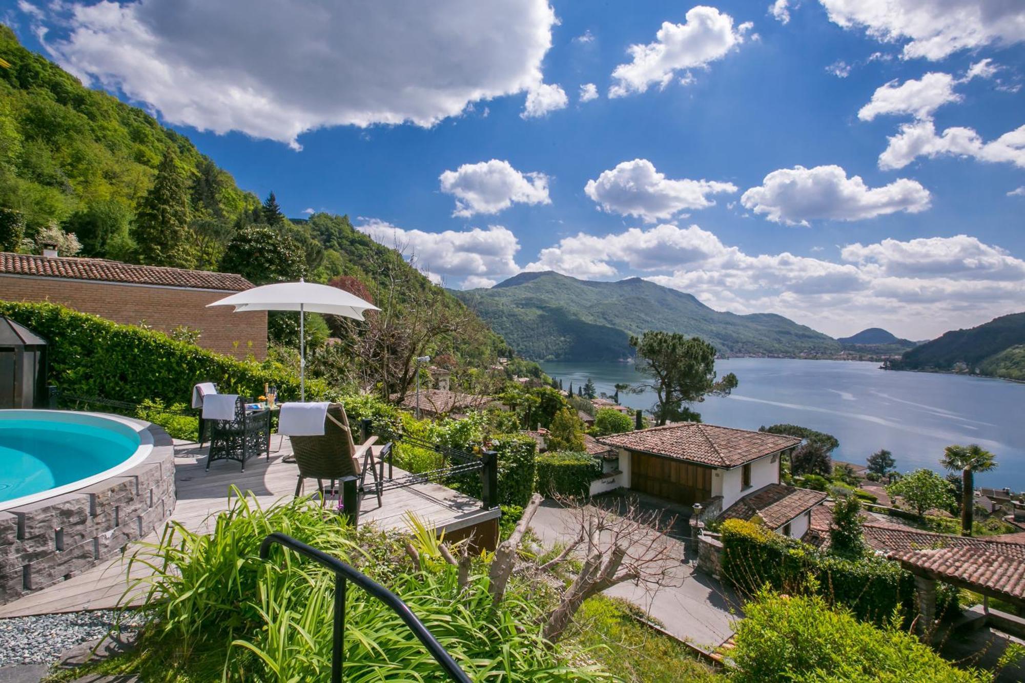Morcote Magic View - Happy Rentals エクステリア 写真